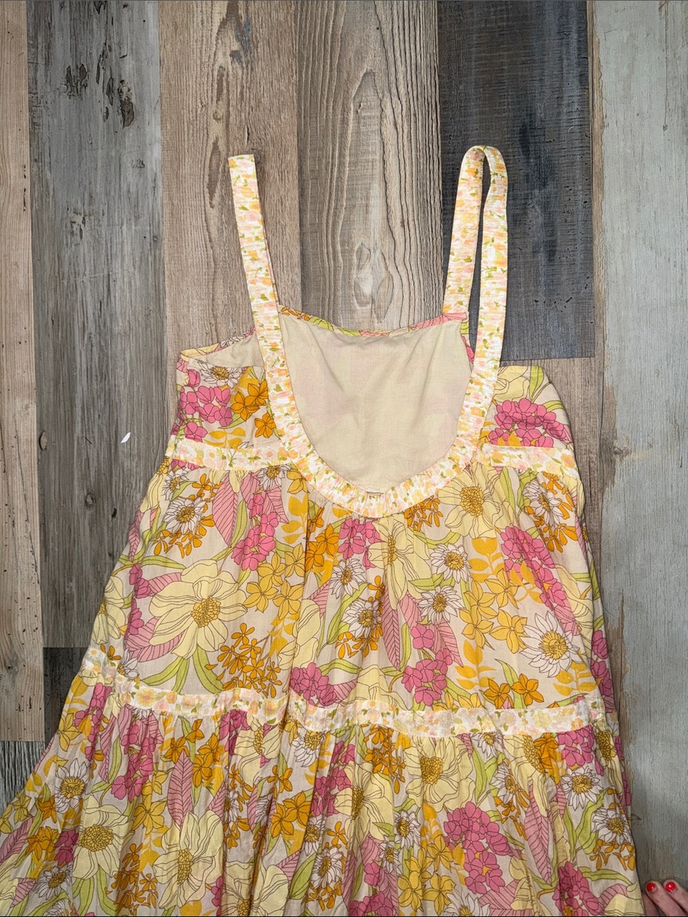 American Eagle Outfitters vintage Floral Tiered Maxi Dress - Picture 5 of 5
